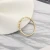 Import Hand Craft 14K Solid Yellow Gold Wedding Ring Heart Band Rings Custom Women Engagement 14K Gold Jewelry Ring from China