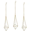 Hanging Air Plant Holder Himmeli for Tillandsia Airplants Display Wall Hanging Geometric Metal Tillandsia Air Plants Rack