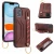 Import Hard Strap Stand Function Pu Leather Card Holder Back Cover Phone Case For iPhone 11 Promax Cover from China