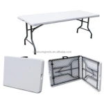 HDPE Rectangular Plastic Foldable Table