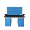 heavy duty industrial workbench with vise rubber beech wood workbench