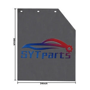 Heavy Duty Spring Loaded logo customized  Mud Flap with all the fittings for truck parts accessories