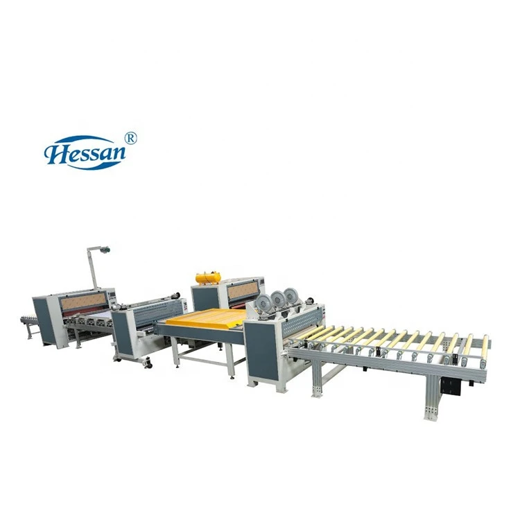 Hessan woodworking machinery PUR MDF HPL CPL laminating machine production line