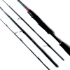 High Carbon Surf Casting  spinning Fishing Rod  4 Section 1.8m/2.1m/2.4m/ Carbon Travel  Fishing Rod M Power Cast