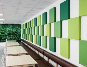 high density strong 9mm polyester acoustic panel