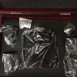 High-end 6oz Stainless Steel Wooden Box Hip Flask Set with Funnel Cup Hip Flask Gift Set Custom