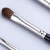 Import High-end professional makeup brushes set 3pcs eye makeup tools natural hair copper ferrule eyeshadow brushes with OEM logo from China