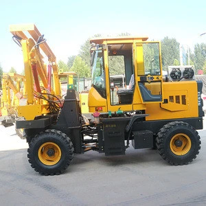 High frequency pile hammer pile driver machine