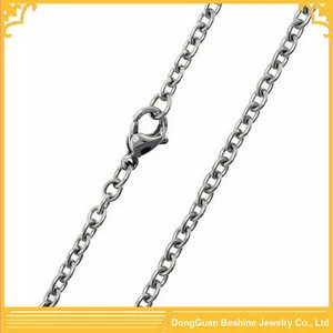 High Polished Multiple Colors O-ring Cross Chain, Jesus Cross Stainless Steel Chain