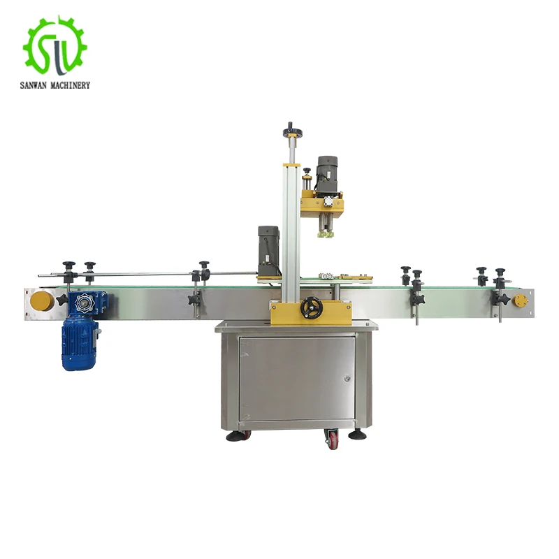 High-precision automatic electric straight-line type plastic bottle cap machine for laundry detergent