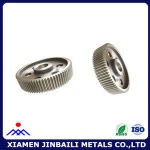 High precision metal car parts cnc machined steel spur gear for motorcycle engine
