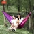 High quality 210T ripstop  parachute nylon ultralight family Swing Hammock with mosquito net for outdoor Camping and Hiking