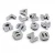 Import High quality 8mm metal zinc alloy greek letter beads for jewelri from China