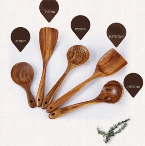 High Quality Acacia Wood Spoon Tasting Spoon Big Wood Spoon