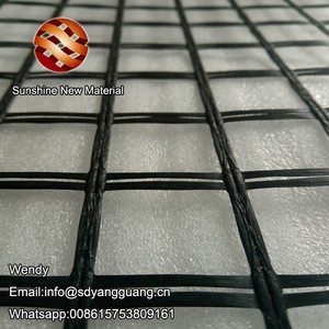 High Quality Anti-crack Fiberglass Geogrid Coated with Bitumen