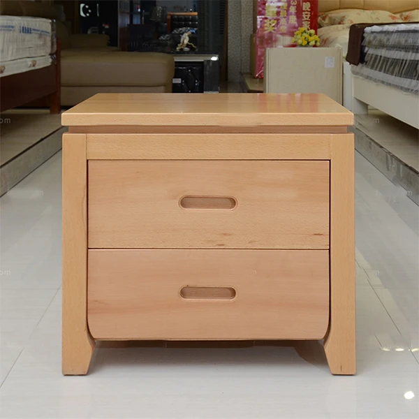High Quality Bed Side Table Wood Bedroom Night table With Two Drawers