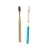 Import High quality biodegradable replaceable head bamboo toothbrush from China