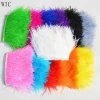 high quality cheap white fringes ostrich feather trims for bags