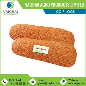 High Quality Coconut Fiber Coir Roll, Coir Log at Low Price