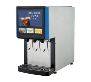 High quality Commercial Automatic All-in-one Cola Machine Carbonated Beverage Dispenser 3 Valve Coke Machine For Cold Drink Shop