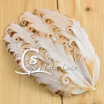 high quality dyed ostrich feather for sale, wholesale artificial ostrich feather, 10cmx14cm Curly feather Pads