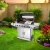 Import High Quality Family Household Gas Garden BBQ Grill Outdoor Stainless steel 304 Barbecue Gas Grill from China