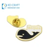 High quality fashion design custom metal brass gold plated enamel military army bullion badges