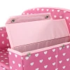 high quality mini foldable fabric storage sofa for children