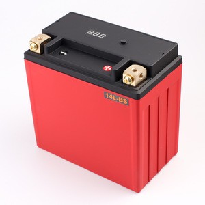 High quality motorcycle battery 500CCA 14ah maintenance free cell lifepo4 motorcycle start battery