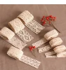 High quality new design cotton wedding lace fabrics/soluble lace trimming/Crochet Cotton cord embroidered Lace