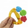 High Quality Organic Teether Educational Musical Safety Soft Baby Rattles And Teether