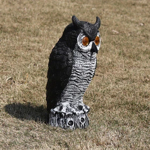 High quality PE Owl Decoy for Hunting and Garden Decoration