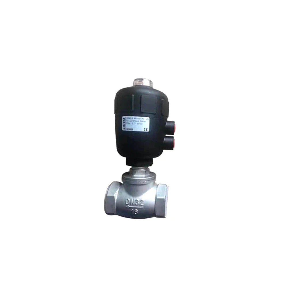 High Quality Pneumatic Angle Seat Valve With SS 304 Pneumatic Actuator