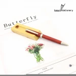 High quality red wood ballpoint pen for advertising ballpoint pen