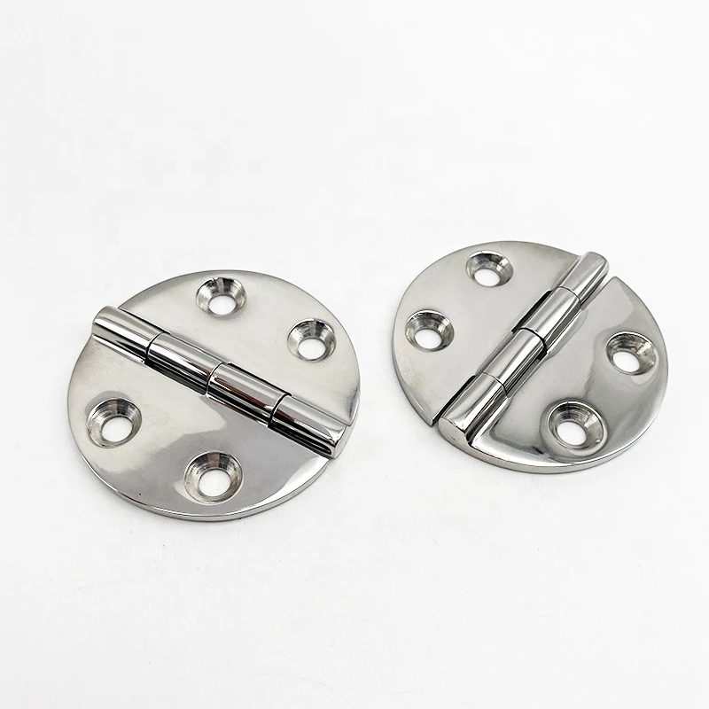 High Quality Stainless Steel Circular Folding Hinge Marine Hardware Rigging SS316 Hinges For Folding Table