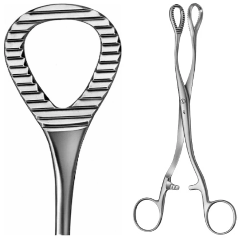 High Quality Stainless Steel Doyen Ovum Forceps Surgical Instrument Gynecology Instruments 185mm (7.1/4")