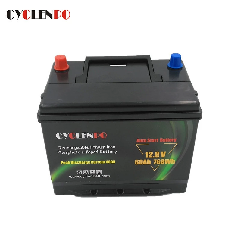 high safety 12 volt  auto battery  lifepo4 12v 60ah car battery Lithium ion car starter battery