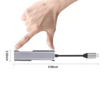 High speed 5Gbps type C usb hub to usb 3.0 type c hdmi sd/micro sd card reader support PD charging 4K