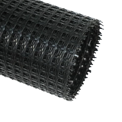 High strength tensile hdpe pp plastic biaxial black geogrid for soil road highway stabilization bx1100 bx1200 bx1300
