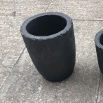 High temperature resistant and conductive pyrolytic graphite crucible