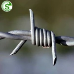 High tension galvanized cheap barb wire mesh barbed wire fence for boundry
