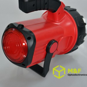 High visibility optional mode Outdoor Rechargeable Hand Lamp led spotlight