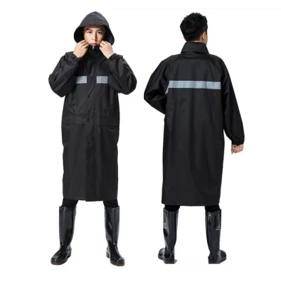 High Visibility Puncho Motercycle Rain Coat Waterproof Adult
