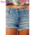 Import High-Waist Sexy Girls Tight Jeans Shorts Wholesale Brand Bling Jeans For Women from China