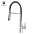 Import HIMARK modern single handle spring pull out upc kitchen faucet from China
