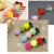 Import Hobby supplies 1 inch assorted pompoms multicolor arts and crafts pom pom balls for DIY creative decorations from China