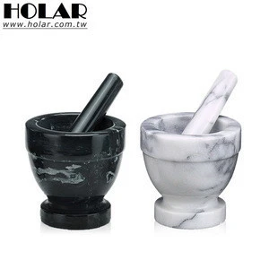 [Holar] 100% Taiwan Made Mini Marble Mortar and Pestle Set for Herb Spices