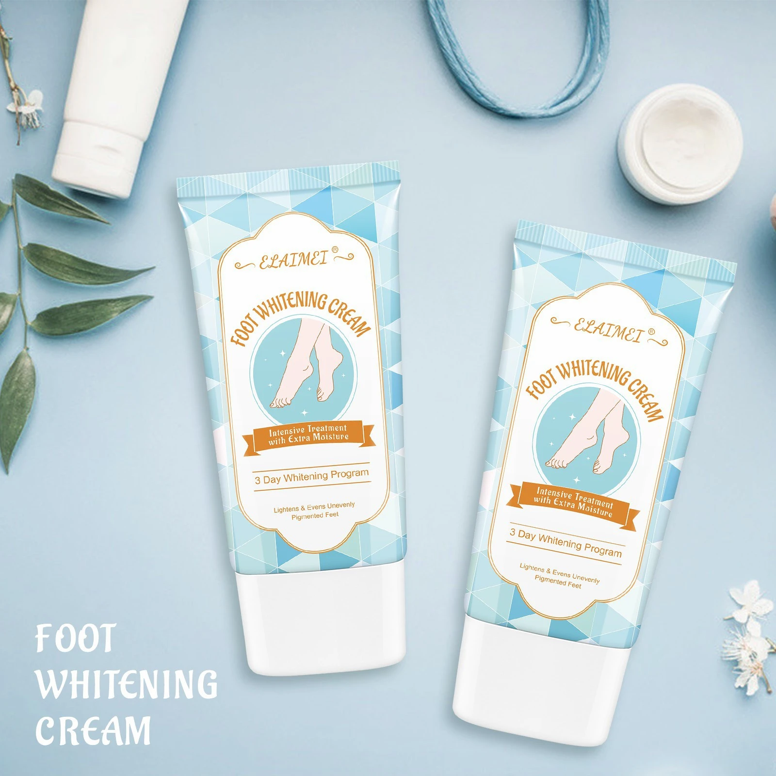 HOLU Foot whitening cream Lightens&Evens Unevenly Pigmented Feet