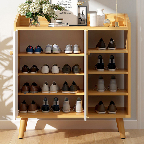Buy Home Practical Shoe Rack Wholesale Box Cabinet Wooden Elegant Shoe ...