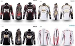 Hongen apparel Breathable Polyester Fishing Wear/ Long sleeve Fishing Shirts